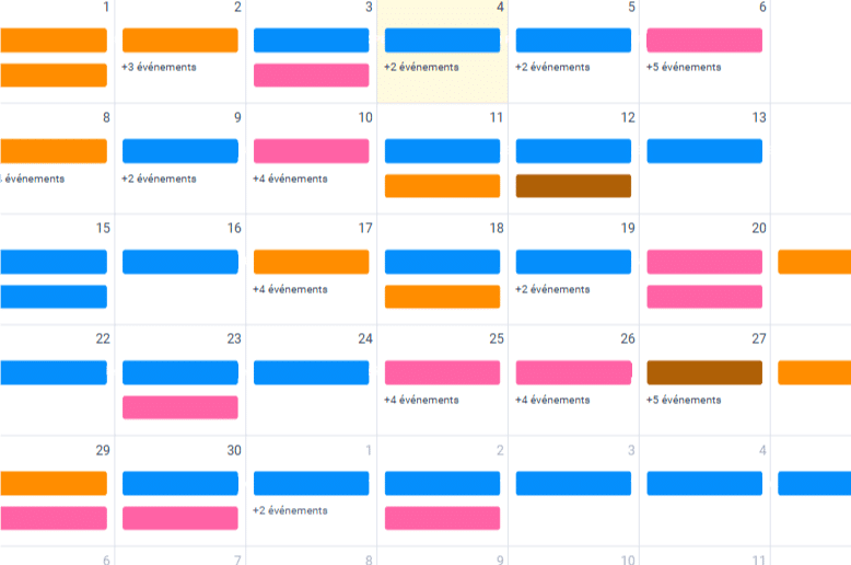 image de fond calendrier appli